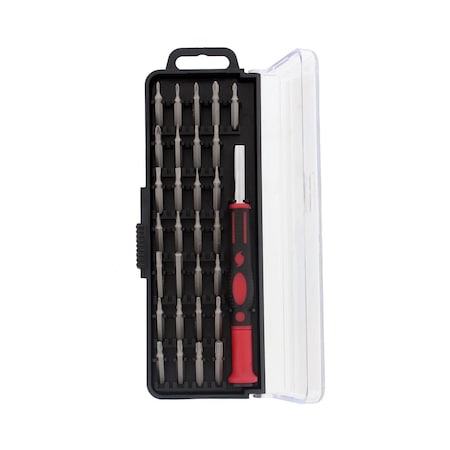 Boxer Tools Precision Screwdriver Bit Set, 30 Piece Set, 4mm for Cellphones, Laptops, Clocks, Glasses 50030/ PK-30